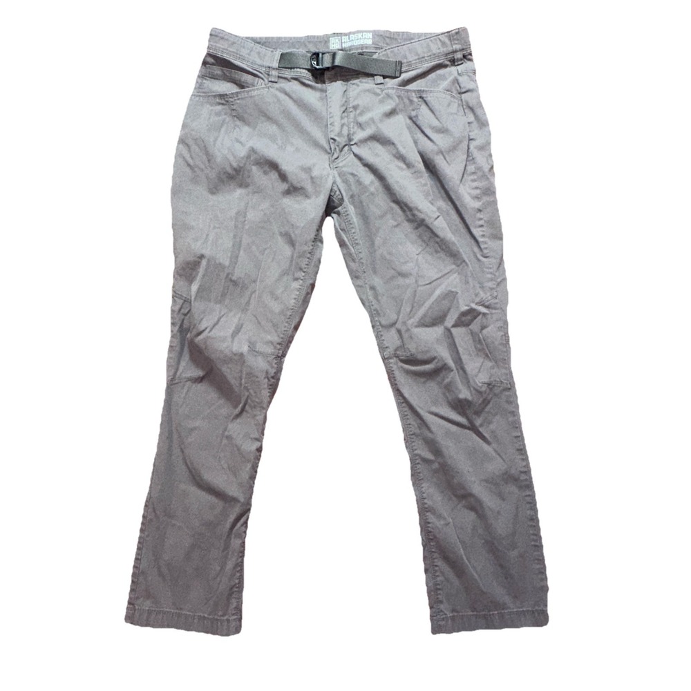 Alaskan Hardgear Work Pants Men's Fit 36/29 Gray Utility Belted Standard Fit